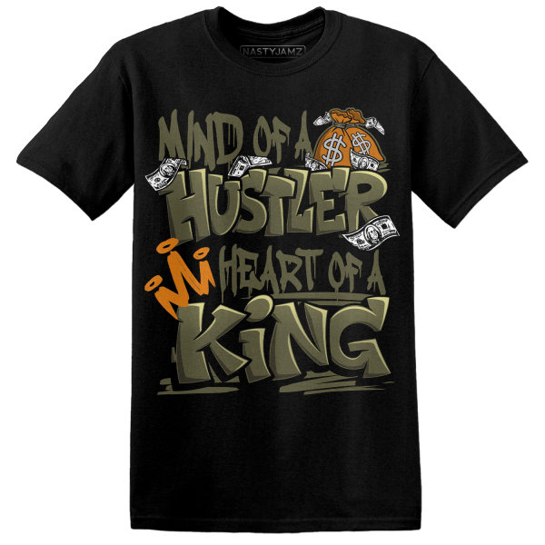 Olive 5s T Shirt Match Hustler Heart King Jezsport.com