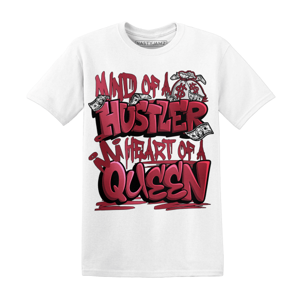 High 85 Metallic Burgundy 1s T Shirt Match Hustler Heart Queen Jezsport.com