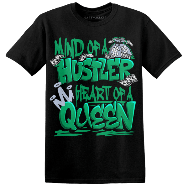 Lucky Green 5s T Shirt Match Hustler Heart Queen Jezsport.com