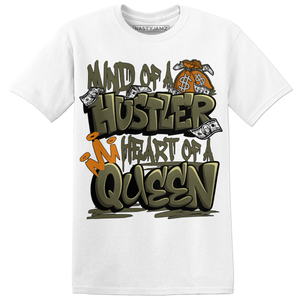 Olive 5s T Shirt Match Hustler Heart Queen Jezsport.com