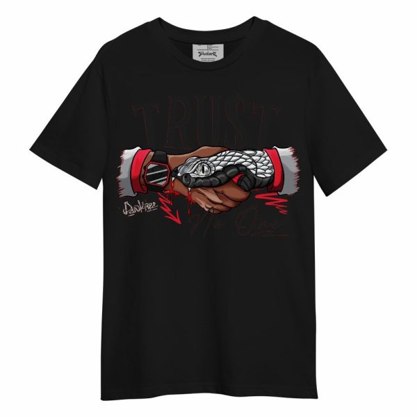 Black Cement 3s Shirt, Snake Trust No One Unisex Shirt Matching Jordan Shirt Jezsport.com