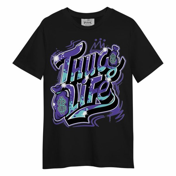 Low Hornets 1s Shirt - Free Thug Living Graphic Unisex Shirt Matching Jordan Shirt Jezsport.com