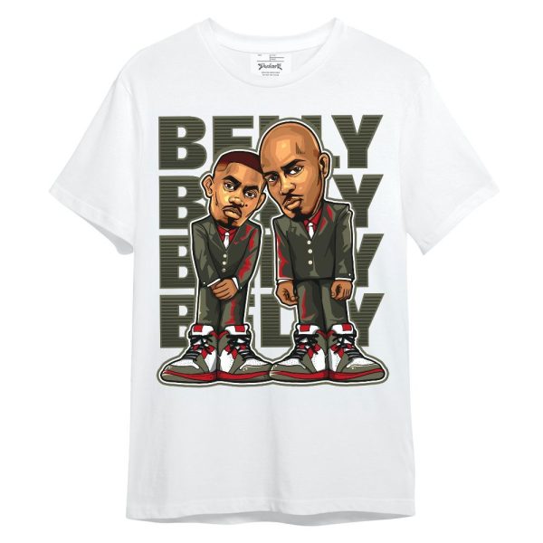 Low OG Medium Olive 1s Shirt - Belly Sneakers Graphic Unisex Shirt Matching Jordan Shirt Jezsport.com