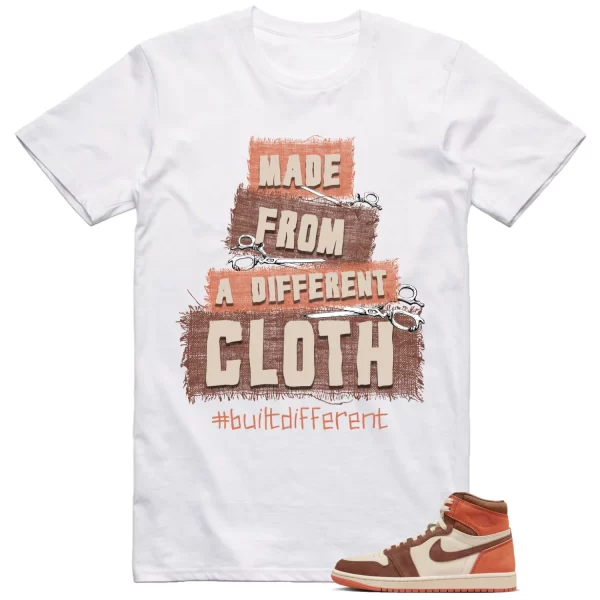 Jordan 1 Dusted Clay Shirt Built Different Graphic Jezsport.com