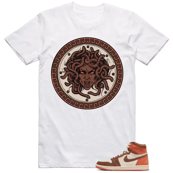 Jordan 1 Dusted Clay Shirt Medusa Graphic Jezsport.com