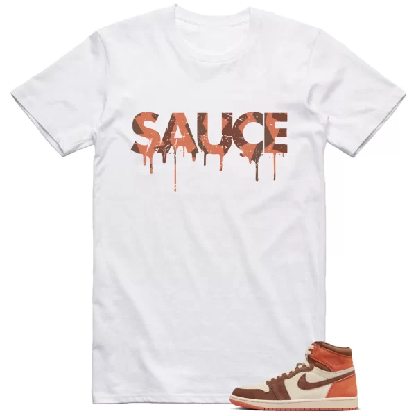 Jordan 1 Dusted Clay Shirt Sauce Graphic Jezsport.com