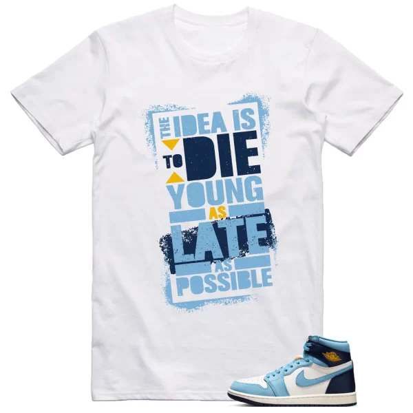 Jordan 1 First in Flight Shirt Die Young Graphic Jezsport.com