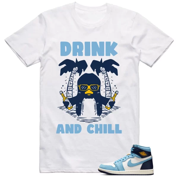 Jordan 1 First in Flight Shirt Drink Chill Graphic Jezsport.com