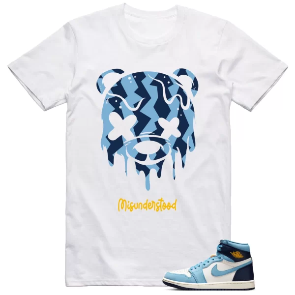 Jordan 1 First in Flight Shirt Drippy Bear Graphic Jezsport.com