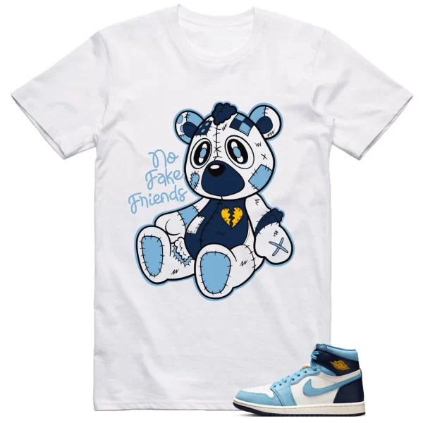 Jordan 1 First in Flight Shirt Fake Friends Graphic Jezsport.com