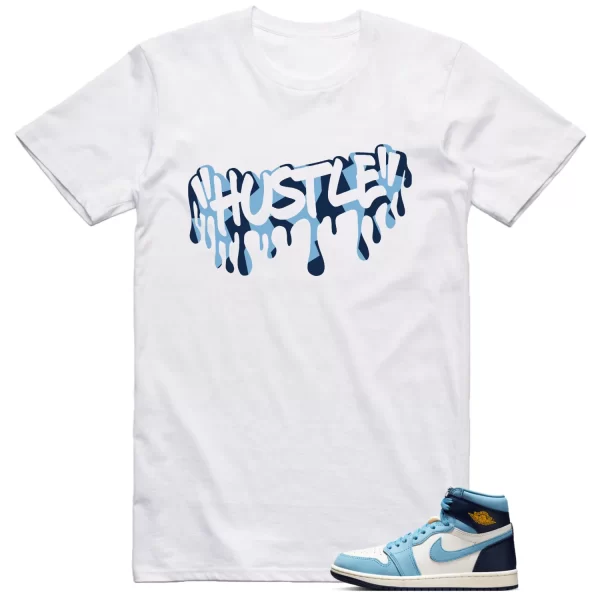 Jordan 1 First in Flight Shirt Hustle Graphic Jezsport.com