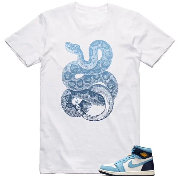 Jordan 1 First in Flight Shirt Python Snake Graphic Jezsport.com