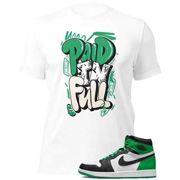 Jordan 1 OG Lucky Green Outfit Shirt Jezsport.com