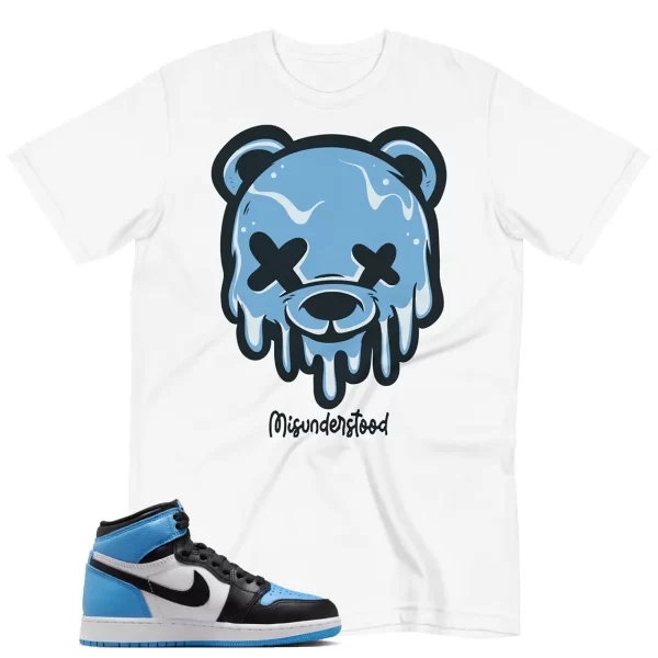 Jordan 1 OG UNC Toe Shirt – Drippy Bear Graphic Jezsport.com