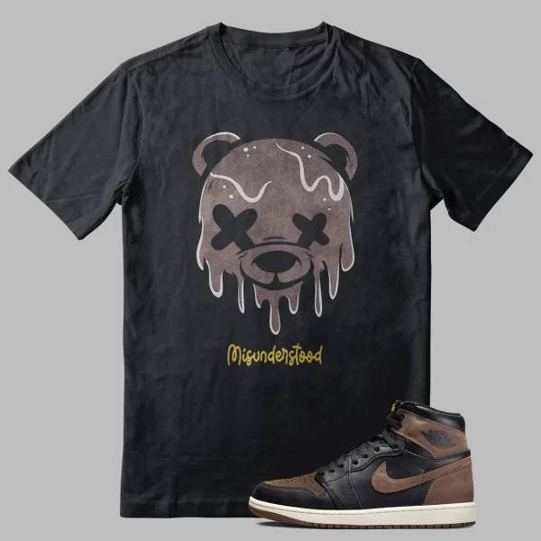 Jordan 1 Palomino Shirt Outfit Dripping Bear Graphic Lit GOAT Jezsport.com