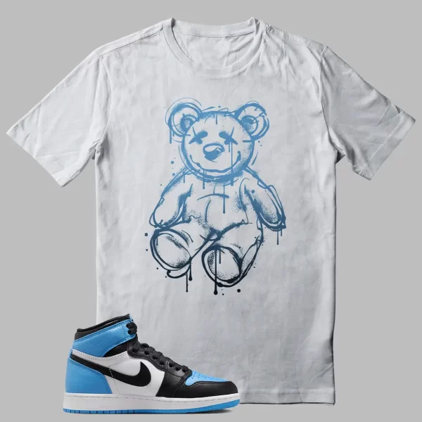 Jordan 1 UNC Toe Outfit Shirt Jezsport.com