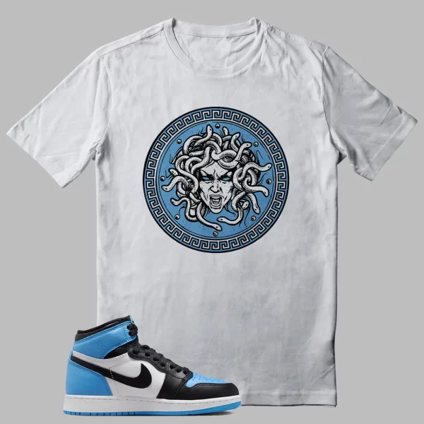 Jordan 1 UNC Toe Shirts – Medusa Graphic Jezsport.com