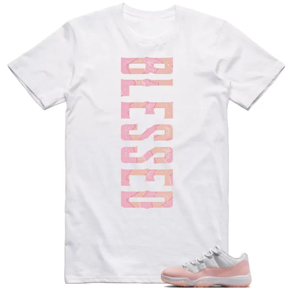 Jordan 11 Low Legend Pink Shirt Blessed Graphic Jezsport.com