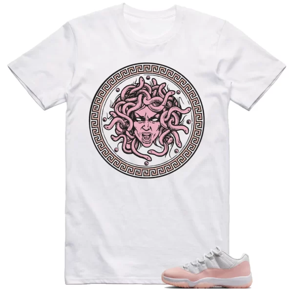 Jordan 11 Low Legend Pink Shirt Medusa Graphic Jezsport.com