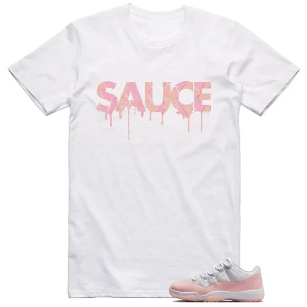 Jordan 11 Low Legend Pink Shirt Sauce Graphic Jezsport.com