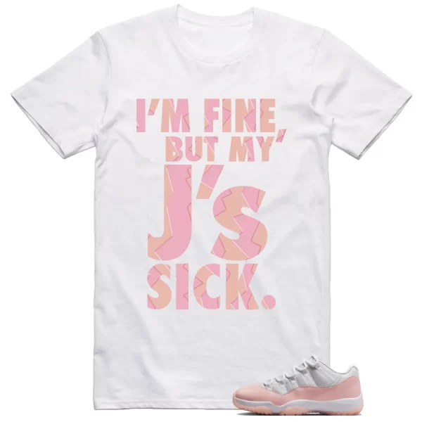 Jordan 11 Low Legend Pink Shirt Sick Js Graphic Jezsport.com