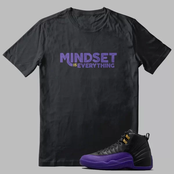 Jordan 12 Field Purple T-shirt Mindset Graphic Jezsport.com