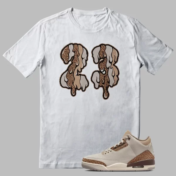 Jordan 3 Palomino T-shirt Dripping 23 Graphic Jezsport.com