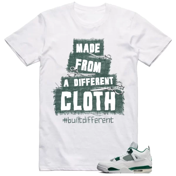 Jordan 4 Oxidized Green Shirt Built Different Graphic Jezsport.com