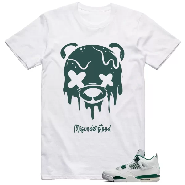 Jordan 4 Oxidized Green Shirt Drippy Bear Graphic Jezsport.com