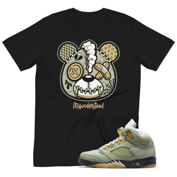 Jordan 5 Jade Horizon Matching Shirt Jezsport.com