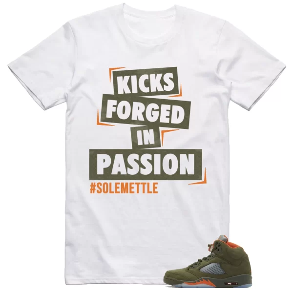 Jordan 5 Olive Shirt Passion Kicks Graphic Jezsport.com