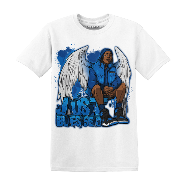 Royal Reimagined 1s T Shirt Match Just Blessed Jezsport.com