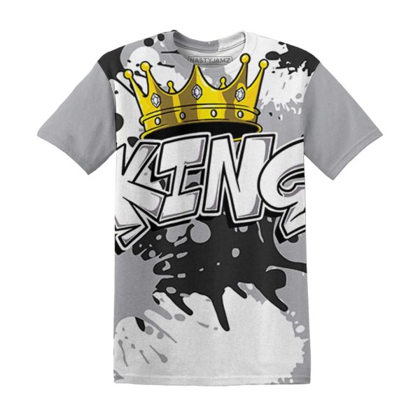 Wolf Grey 1s T Shirt Match KING 3D Jezsport.com