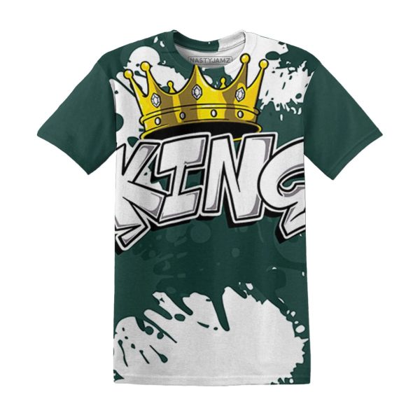 Oxidized Green 4s T Shirt Match KING 3D Jezsport.com