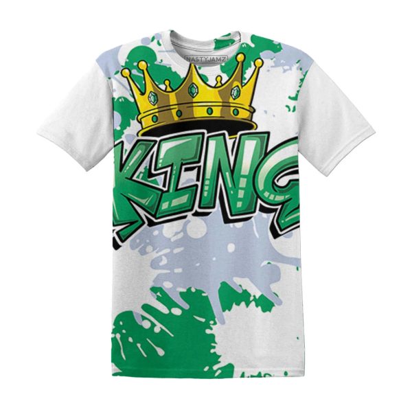 Lucky Green 5s T Shirt Match KING 3D Jezsport.com