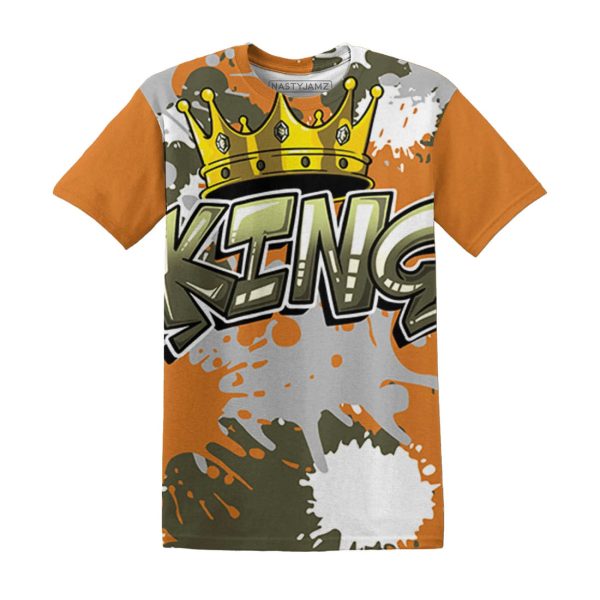 Olive 5s T Shirt Match KING 3D All-Over Print T Shirt Jezsport.com