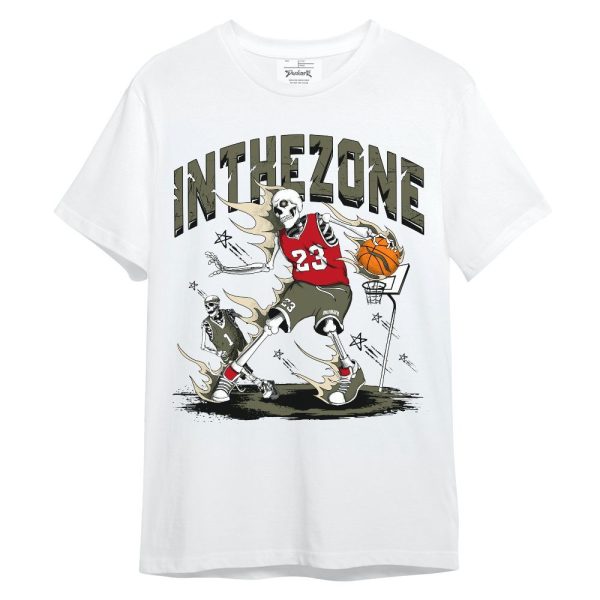 Low OG Medium Olive 1s Shirt, 23 G.O.A.T Skeleton Basketball Unisex Shirt Matching Jordan Shirt Jezsport.com