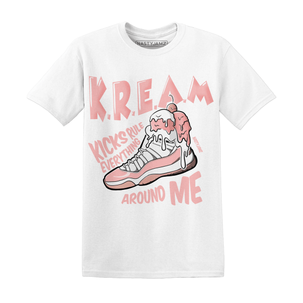 Low Legend Pink 11s T Shirt Match Kream Sneaker Jezsport.com