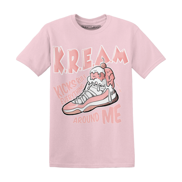 Low Legend Pink 11s T Shirt Match Kream Sneaker Jezsport.com