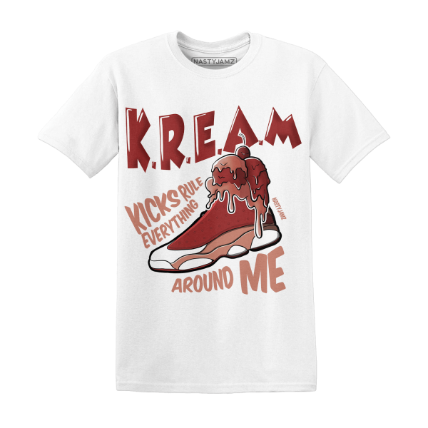 Dune Red 13s T Shirt Match Kream Sneaker Jezsport.com