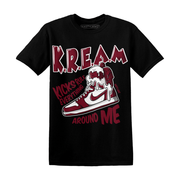 High White Team Red 1s T Shirt Kream Sneaker Jezsport.com