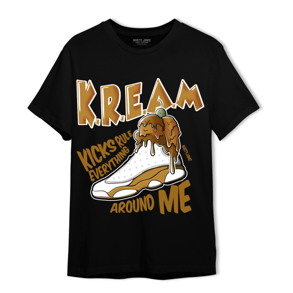 Wheat 13s T Shirt Match Kream Sneaker Jezsport.com