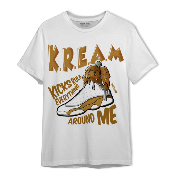 Wheat 13s T Shirt Match Kream Sneaker Jezsport.com