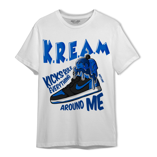 Royal Reimagined 1s T Shirt Match Kream Sneaker Jezsport.com