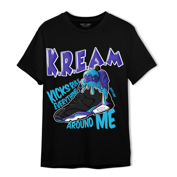 Aqua 6s T Shirt Match Kream Sneaker Jezsport.com