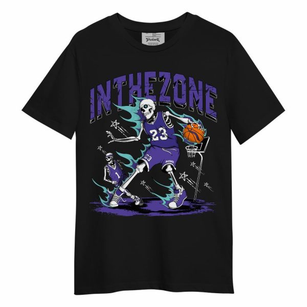 Low Hornets 1s Shirt, 23 G.O.A.T Skeleton Basketball Unisex Shirt Matching Jordan Shirt Jezsport.com