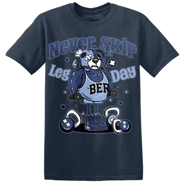 Midnight Navy 5s T Shirt Match Leg Day BER Jezsport.com