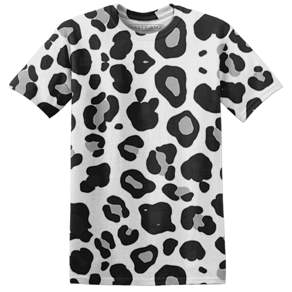 Wolf Grey 1s T Shirt Match Leopard Pattern 3D Jezsport.com