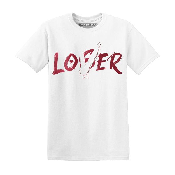 High 85 Metallic Burgundy 1s T Shirt Match Loser Lover Jezsport.com