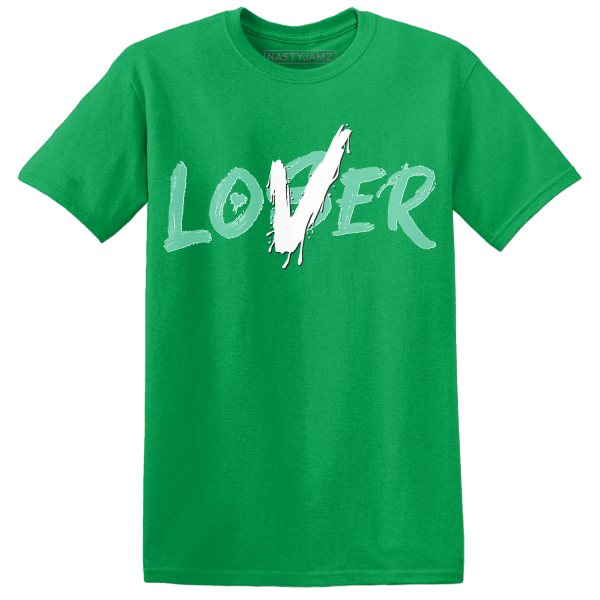 High OG Green Glow 1s T Shirt Match Loser Lover Jezsport.com